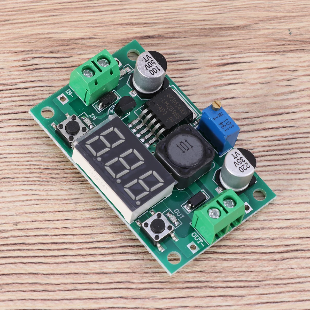 Dc-Dc Adjustable Voltage Regulator Module 1.25-37V LED Voltage Display Step Up Power Supply Booster Module Thermal