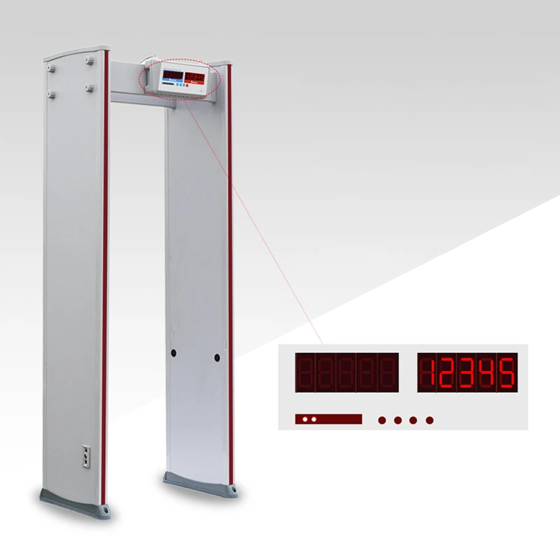 Multi-zones Walk Through Metal Detector Security Metal Detection for Airport Security Scanner