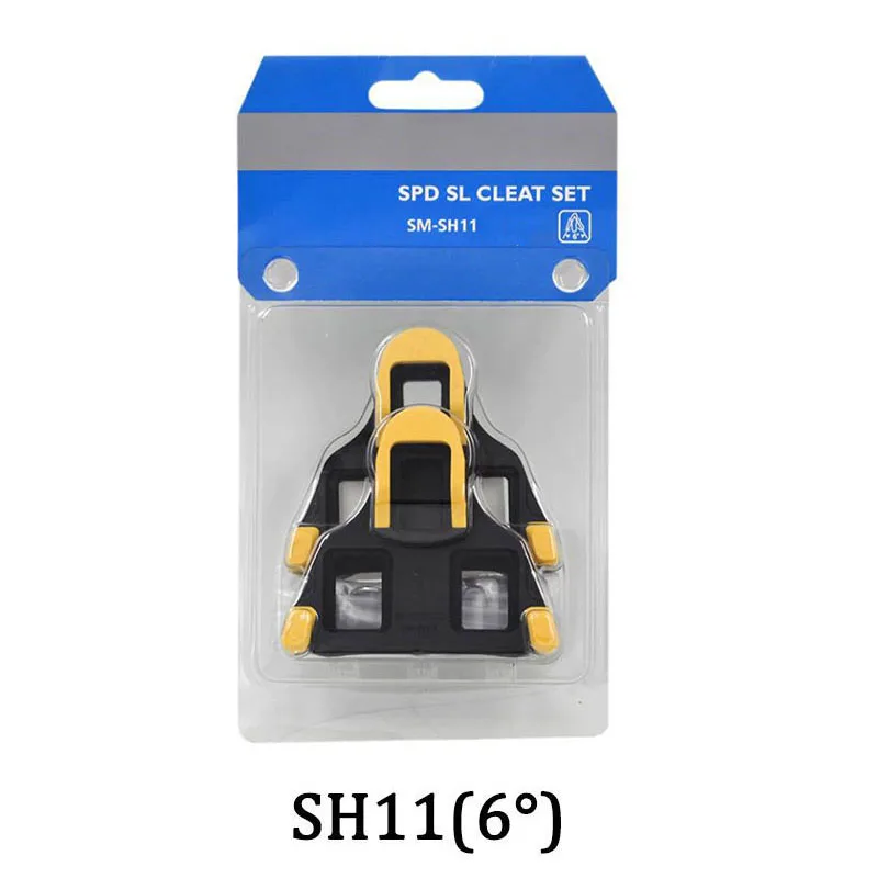 Bicycle Pedal Cleat Set Road Bike SPD-SL SH10 SH11 SH12 Lock Pedal Cleats 6 Degree Fit R8000 R7000 Bike Lock Pedal Bike Parts