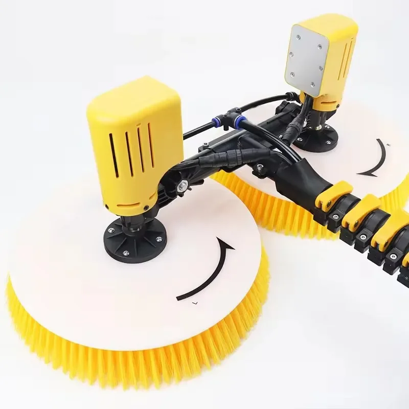 

Double head solar cleaning panel brush solar panel cleaner