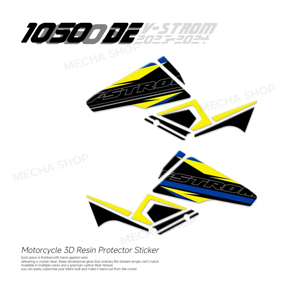 For V-Strom 1050 DE VStrom 1050DE 2024 3D Motorcycle Resin Epoxy Sticker Protection Kit Tank Pad Anti Scratch Decal