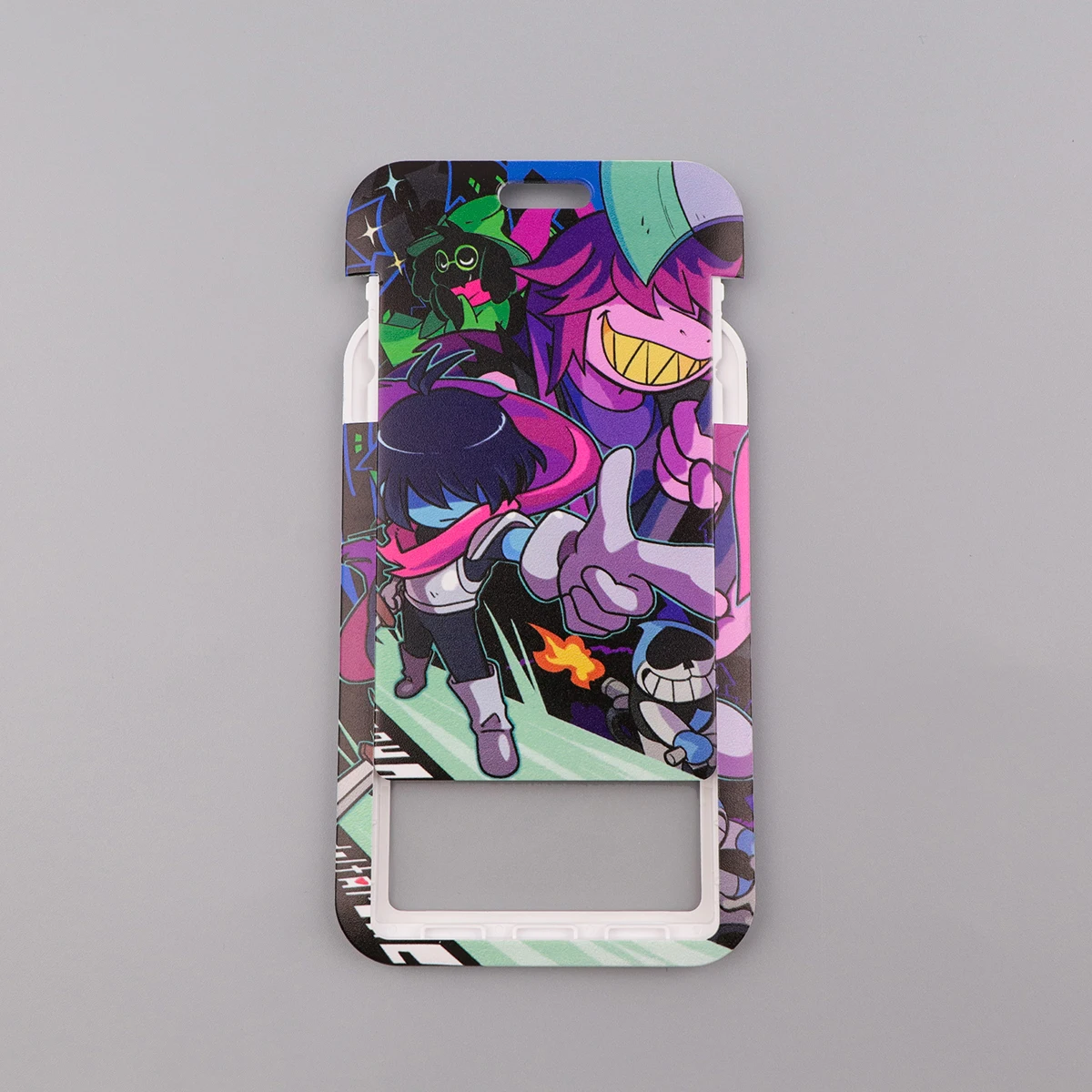 

Cartoon Game Keychain ID Credit Card Cover Pass Men Mobile Phone Charm Lanyard Neck Straps Badge Holder Key Accessories