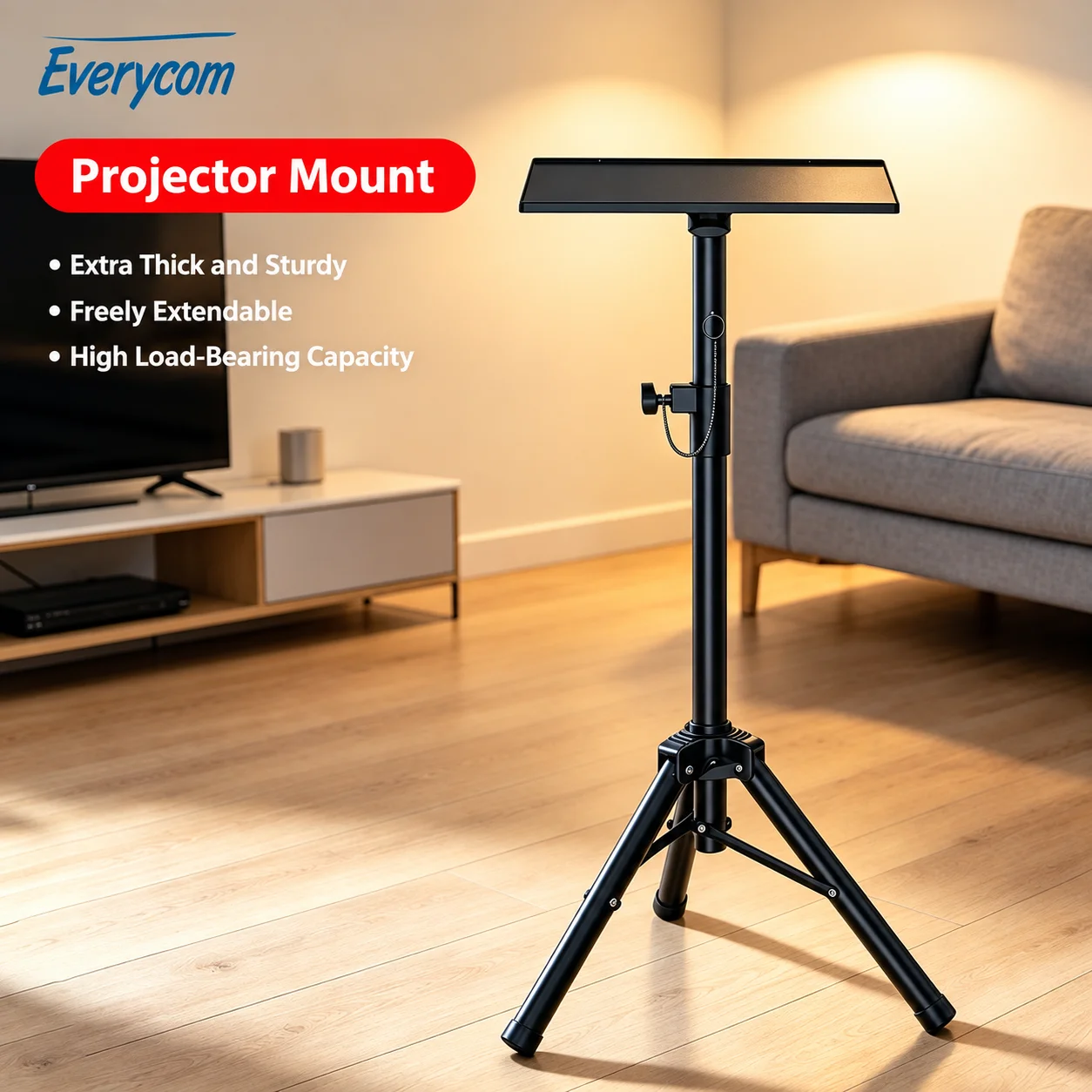 Laptop Stand Foldable - Everycom Projektor-Plattform, Stativ, tragbar, verstellbar, faltbar,