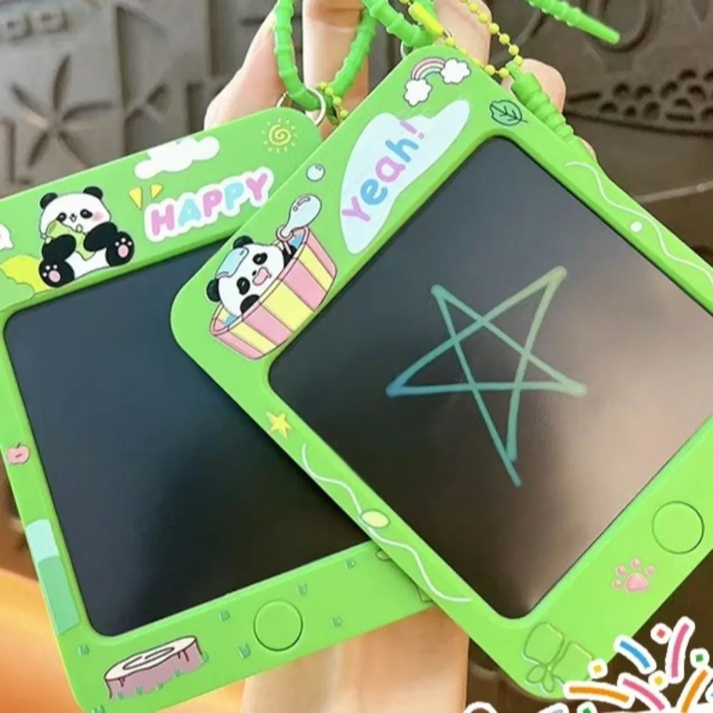 Reusable Keychain Writing Board One-Button Clear Creative Drawing Board Creative Graffiti Board Mini Design One-Click Clearing