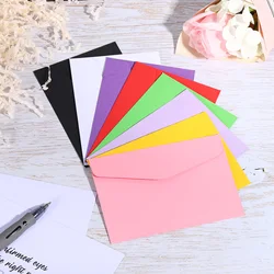 48Pcs Colorful Blank Mini Paper Envelopes DIY Multifunction Wedding Party Invitation Greeting Cards Gift Business Card Envelope