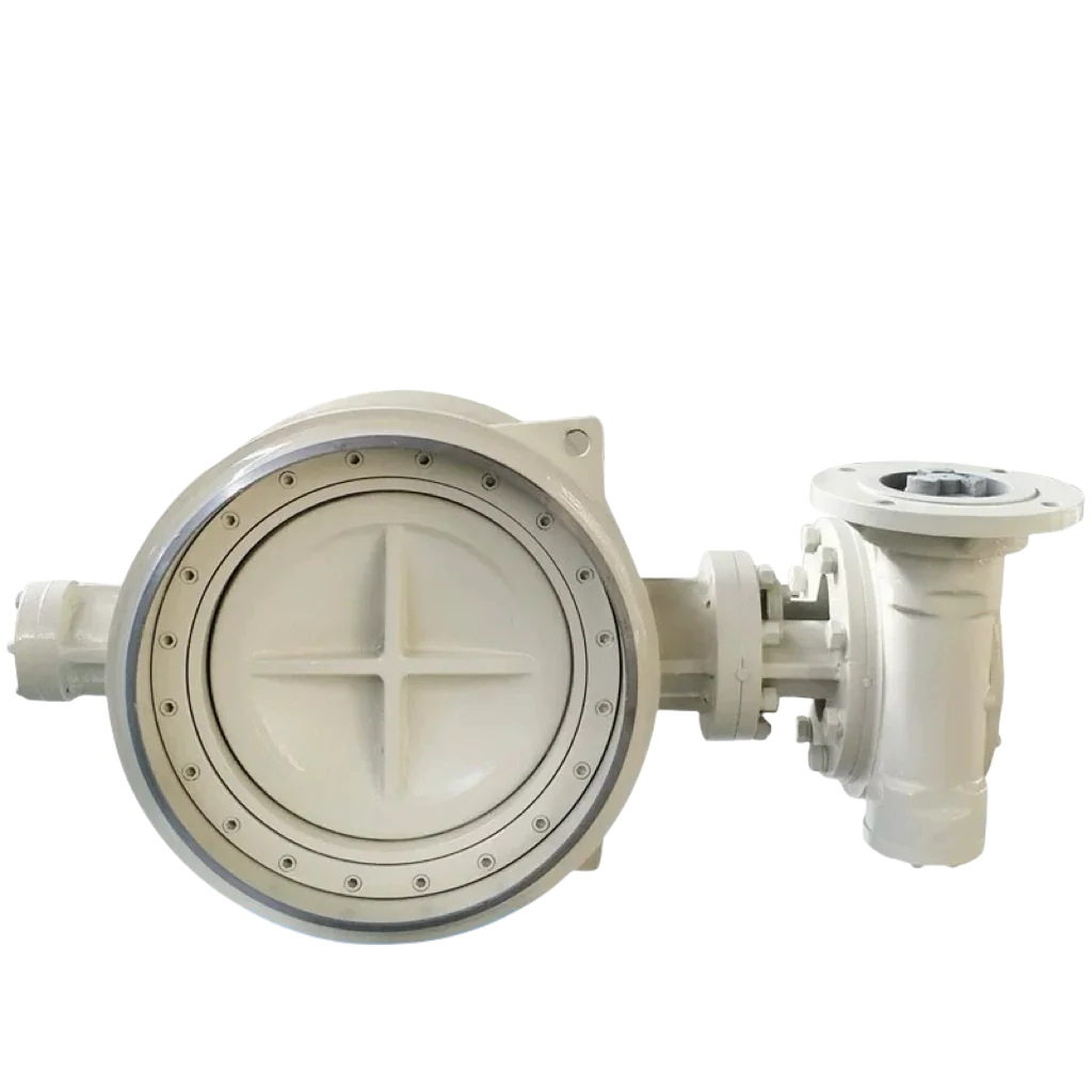 DN500 DN1000 صمام فراشة هيدروليكي يدوي هوائي مزود بمحرك كهربائي ملحوم بالكامل مع ختم صلب PTFE لوسائل الزيت #3