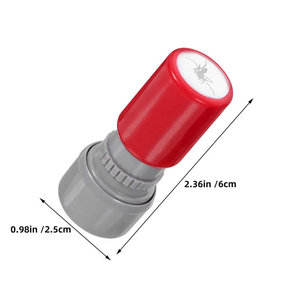 4-teiliges Selbstfärbendes Moskito-Stempel-Set, Neuartiges Scherzwerkzeug für den Aprilscherz, Partyzubehör für Kinder und Erwachsene, Lustiger Humorvoller Trick, Tragbar