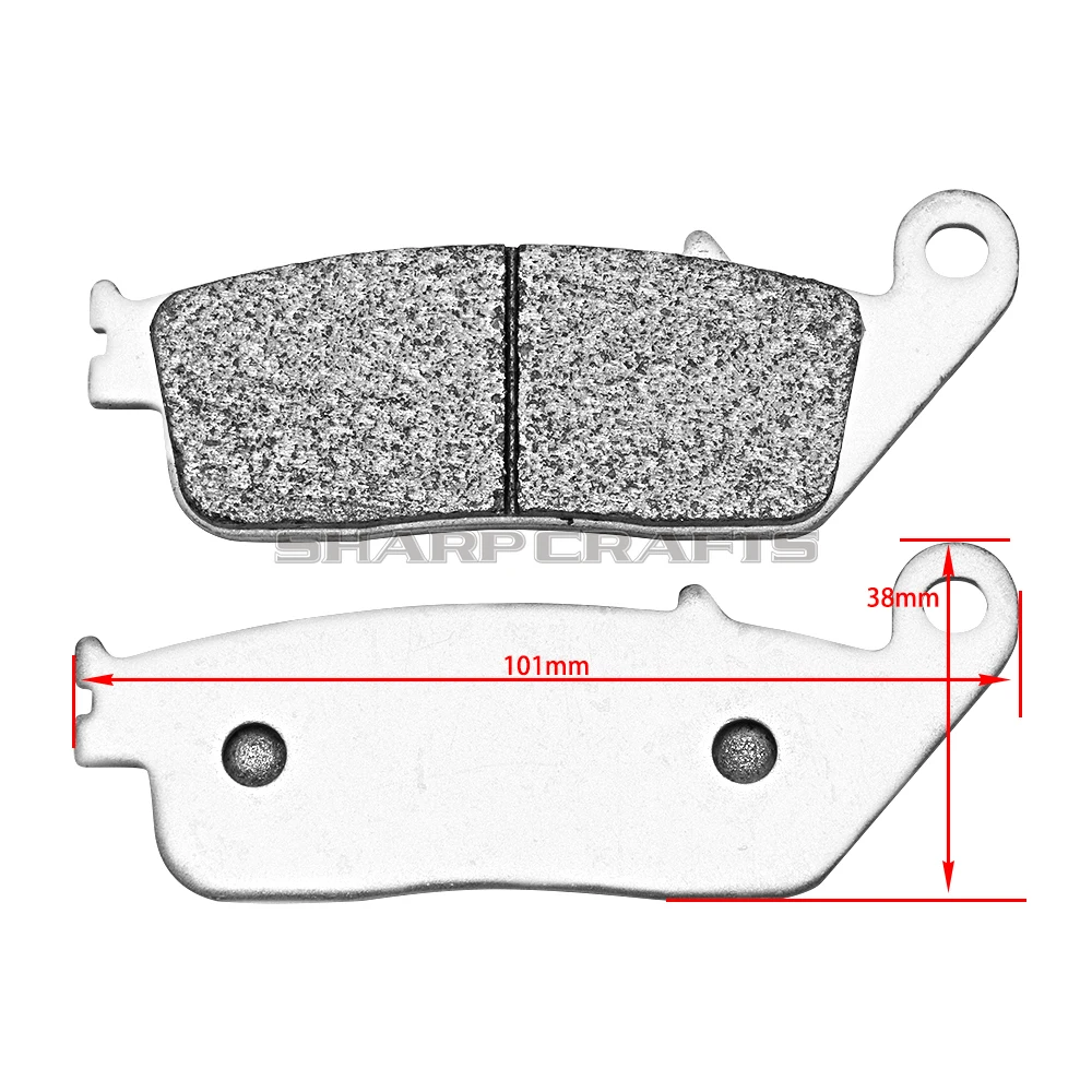 Motorcycle Copper-based Metal Front Rear Brake Pads Disks for HONDA CB-1 1989-1990 VT250 88-90 CBR250 MC22 MC19 1988-1994 GW250