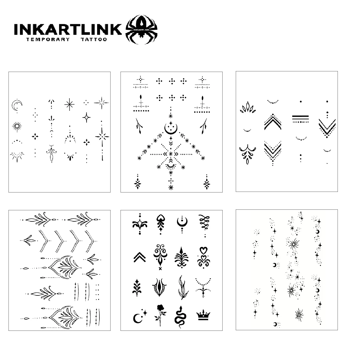 Artistic Henna Finger Tattoos: Elegant, Herbal & Semi-Permanent. Waterproof Artistic Body Art Long Lasting 15 Days.​