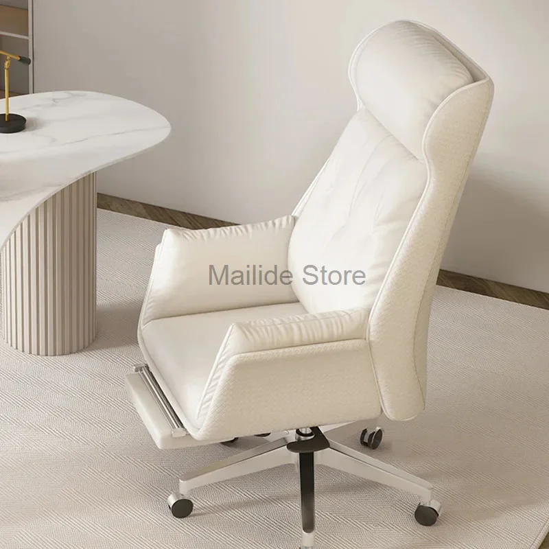 

Light Luxury Office Chairs Modern Office Furniture Boss Soft Backrest Computer Chair Conference Room Armchair Lift Swivel Chair