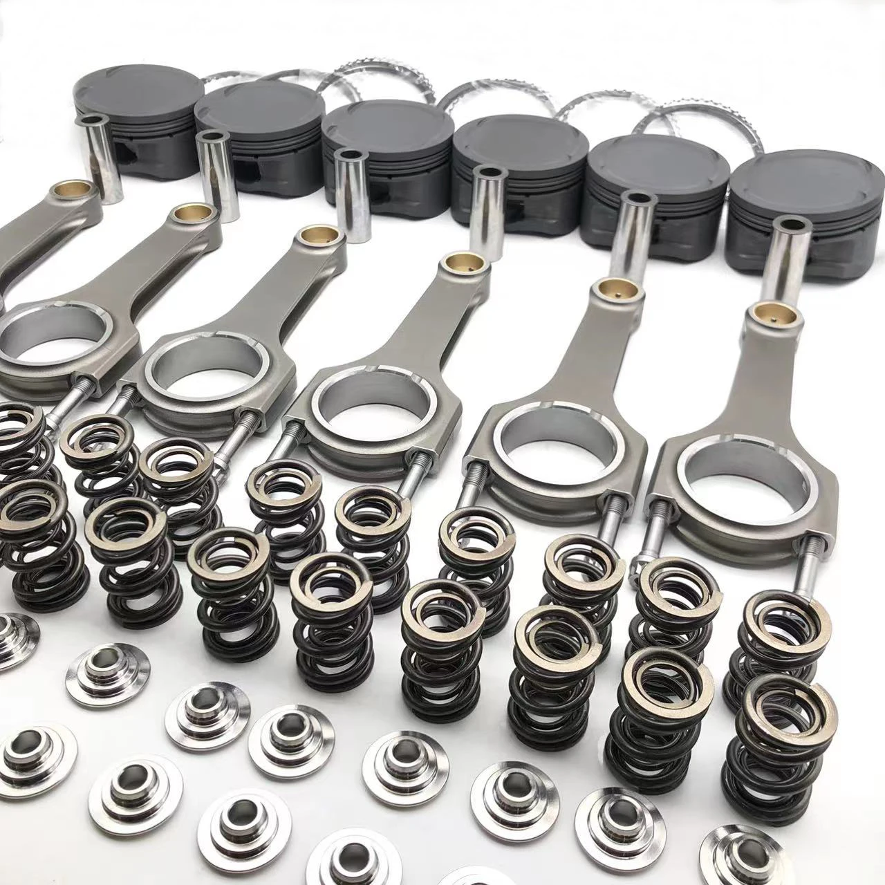 M104 Forged Piston Forged Connecting Rods Dual Valve Spring and Titanium Retainer kit For Mercedes Benz M104 3.2L 90.05mm 143mm