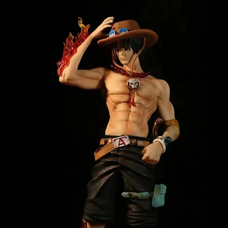 Figurka anime One Piece, Ace, 23 cm, statuetka, zabawka z PVC, prezent, kolekcja, model, dekoracja na biurko, ozdoby.