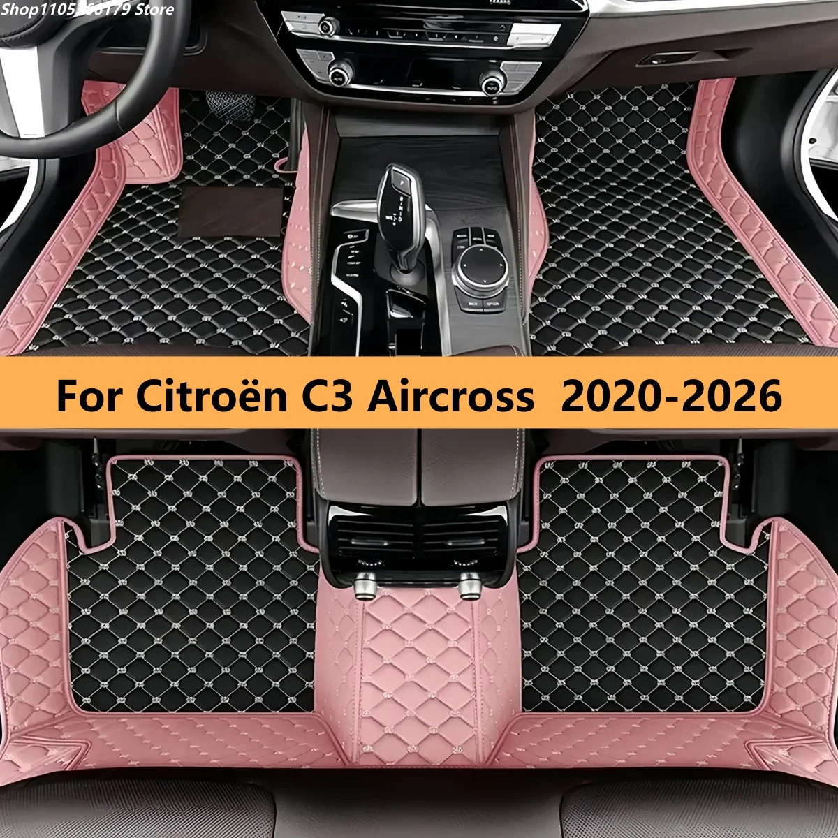 

Custom Car Floor Mat For Citroën C3 Aircross 2020 2021 2022 2023 2024 2025 2026 Waterproof Tapetes Para Carro Car Floor Mats