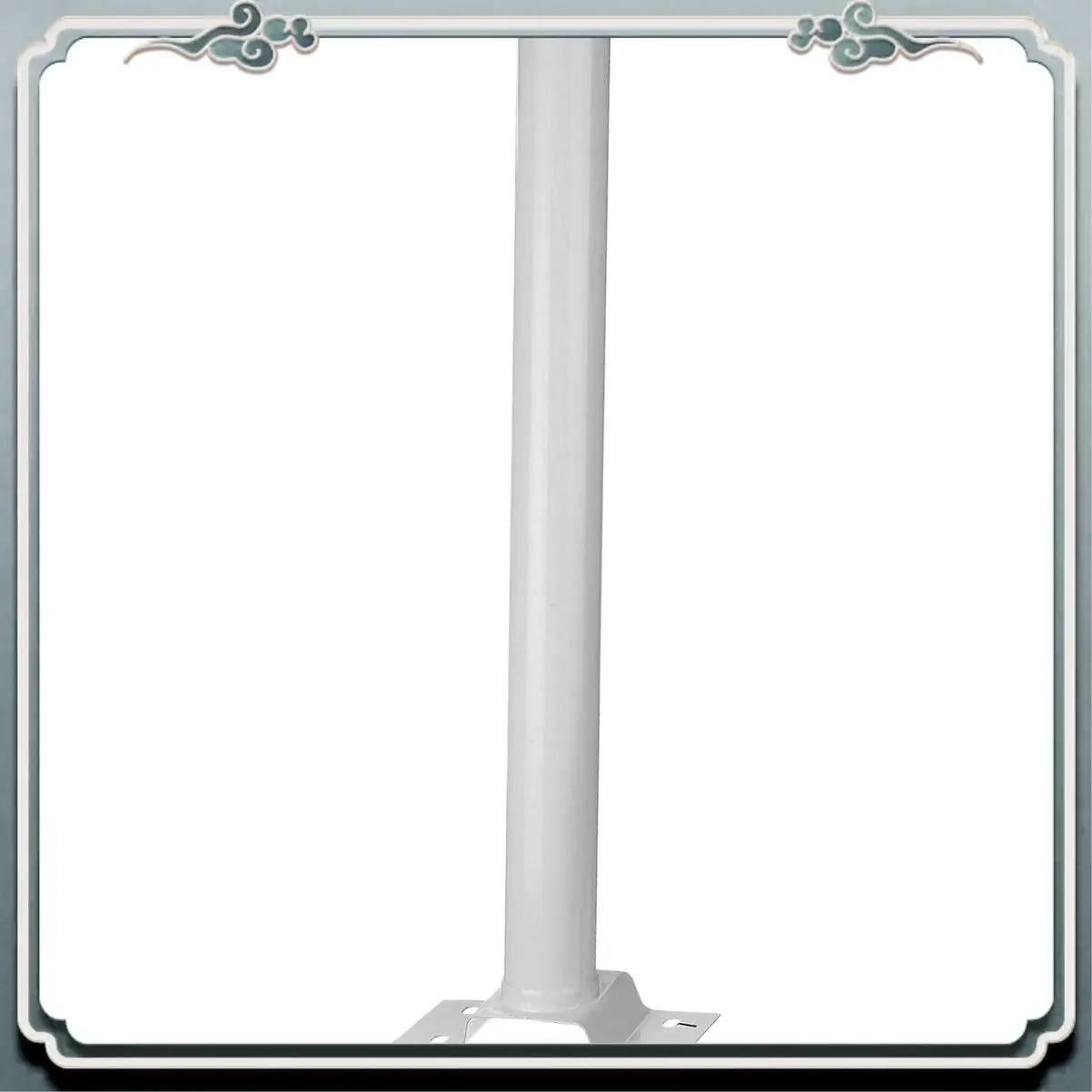 

AC76-50CM Поддержка монтажного столба для наружного светодиодного солнечного фонаря Уличный фонарь 40 Вт/90 Вт/120 Вт Свет