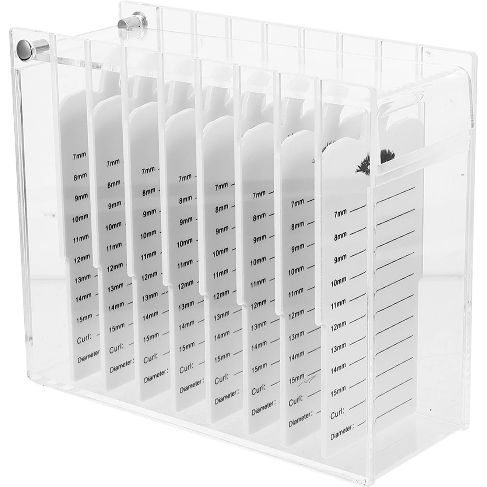 

Multi Layer Acrylic False Eyelash Storage Box Clear Lash Organizer Travel Case Portable Makeup Holder Eyelash Box