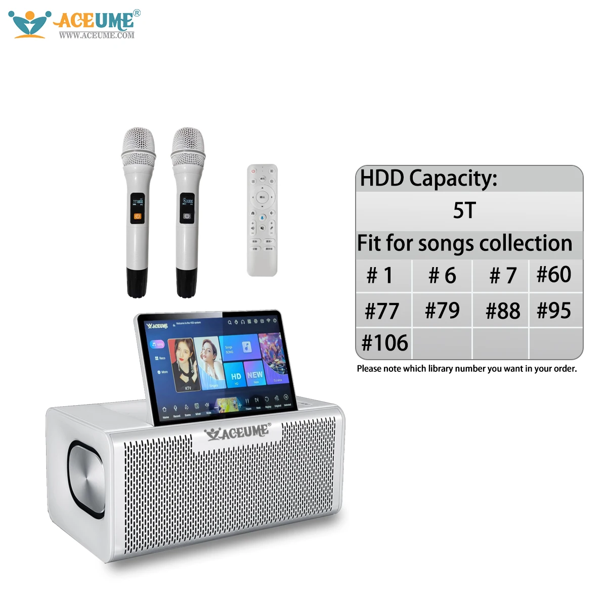 DMS-5TB Touch Screen Karaoke Chinese English Cantonese Taiwanese Songs 10 Inch Touch Screen Karaoke Player Echo Mixing