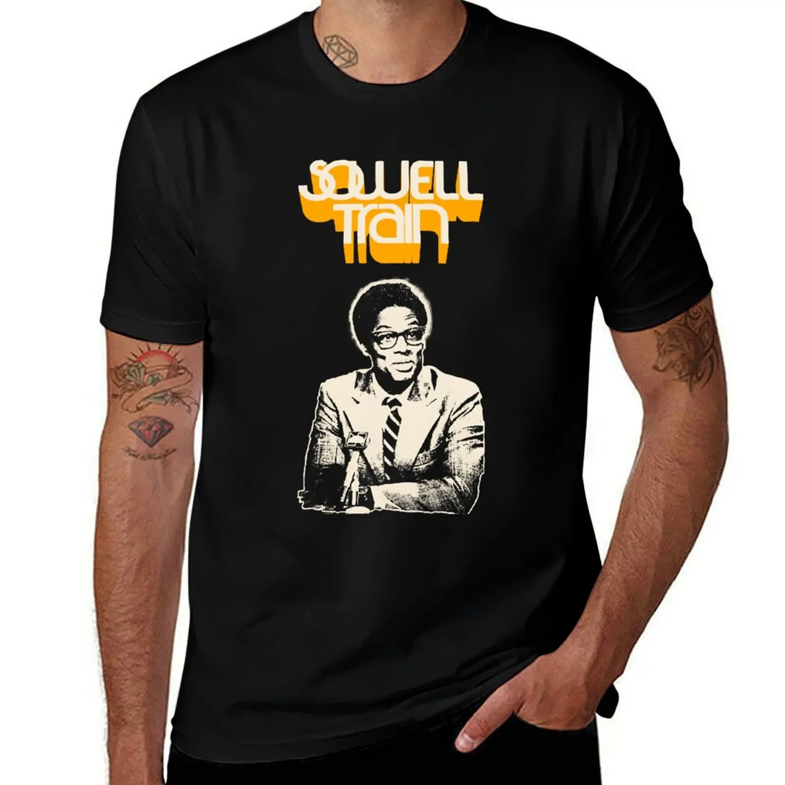 Sowell Train T-Shirt Plus Size Everyday Tee Shirt T-Shirt