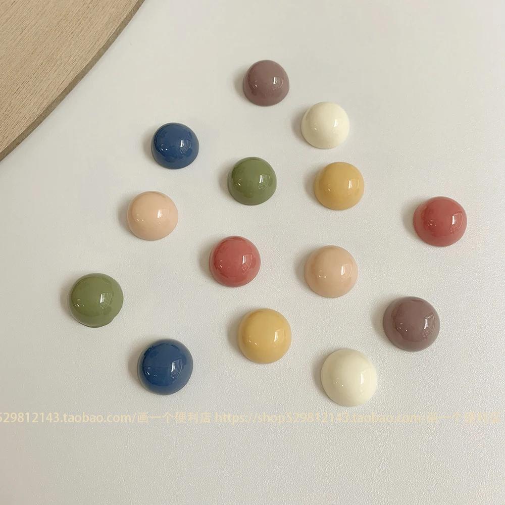 French Morandi color Instagram color semi-circular refrigerator sticker