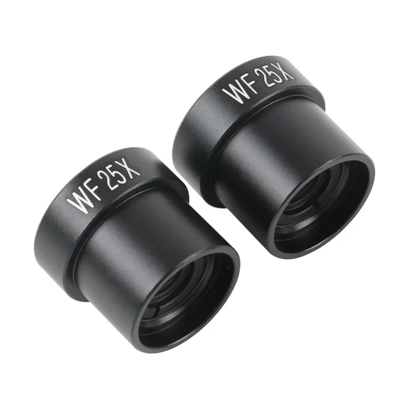 2pcs/set Biological Microscope Eyepieces WF5X WF10X WF16X WF20X WF25X WF30X Accessory Wide Field Wide Angle Lens 23.2mm Diameter