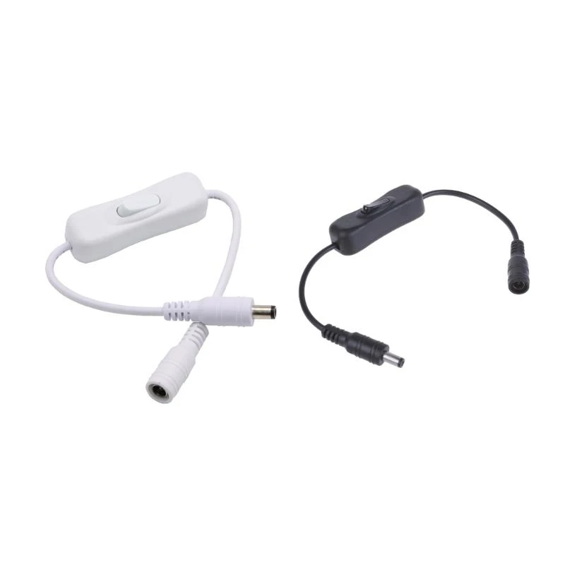 83CE DC5.5x2.1mm Male to Female Switching Cable for CCTV Cameras LED Strips Routers