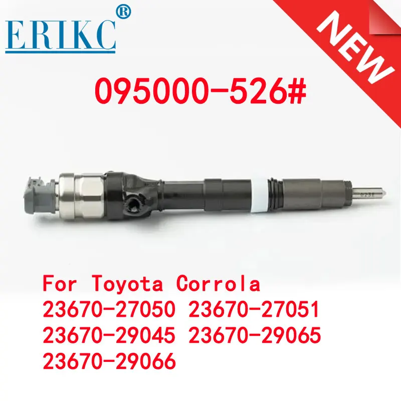 23670-27051 23670-29066 Iniettore Diesel Cr 095000-5260 095000-5261 Per Toyota Avensis 23670-27050