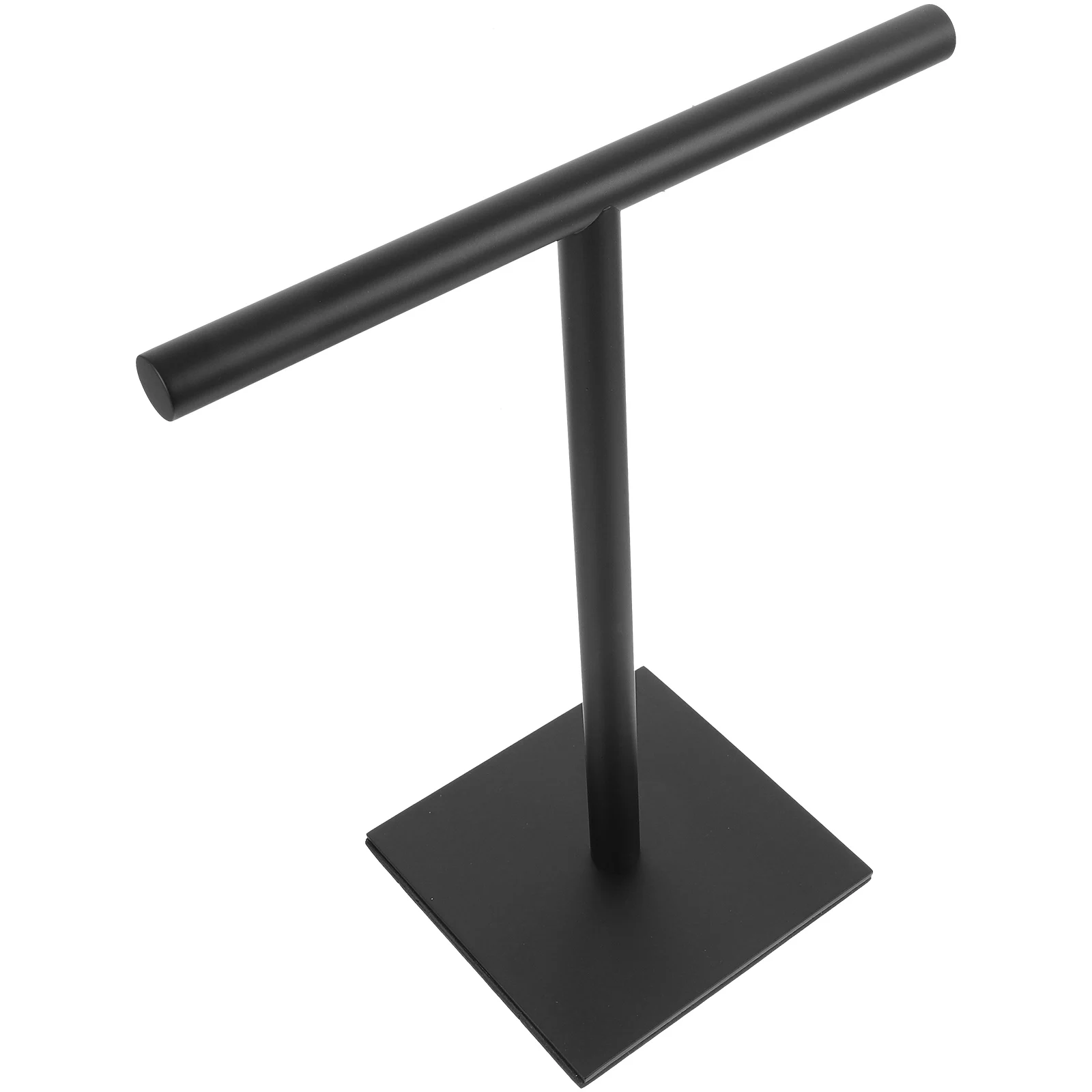 Stainless Steel Bathroom Towel Rack Black T Shaped St Countertop Holder Various Sizes Easy Access Stable Base Tower Hanger