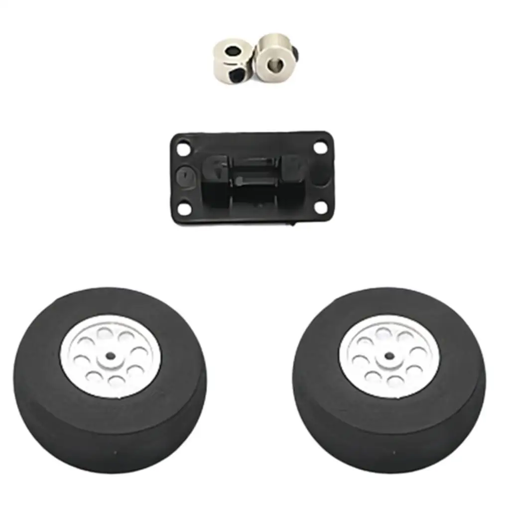 Landing Gear Set Accessories Parts Wheel Bracket Direct Replaces Model Landing Gear Accessories Remote Control Airplane Wheels