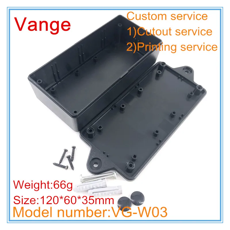 Vange control device project box 120*60*35mm ABS plastic junction box signal housing
