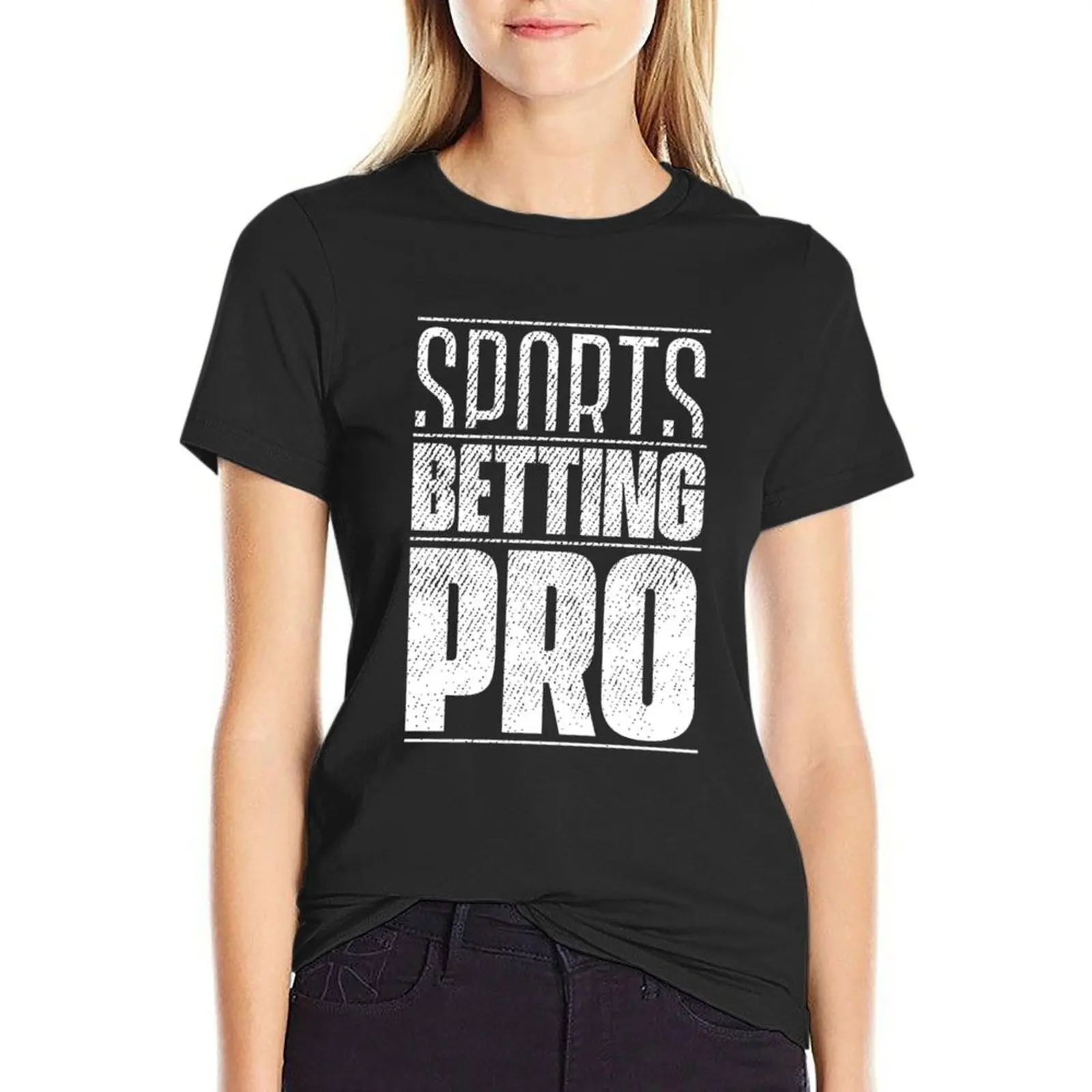 Sports Betting Office Gambling Gambler T-Shirt animal prinfor aesthetic clothes t-shirts for Women cotton