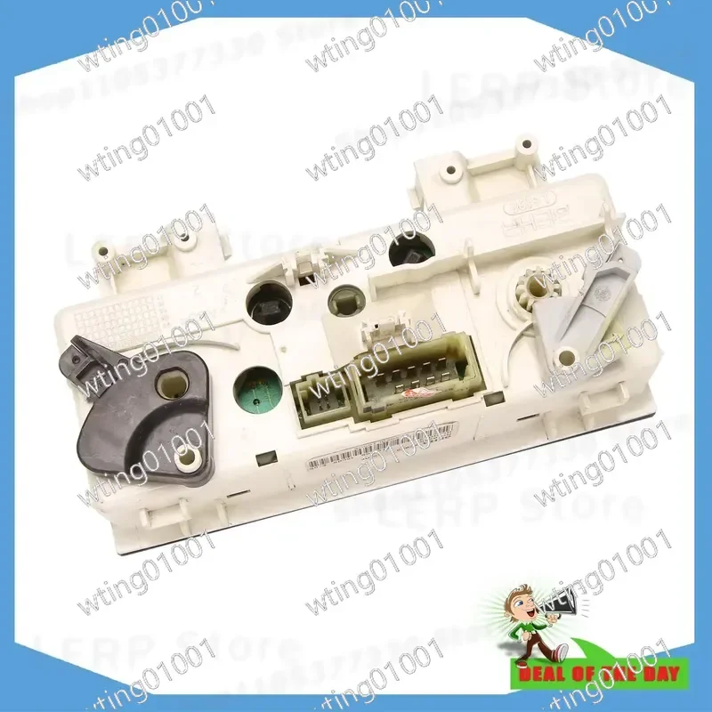 for X-T Car AC Heater Control Panel Assembly fits Peugeot 307 2004-2010 Replace 6451JS 6451JR 6451LF Climate Switch Unit
