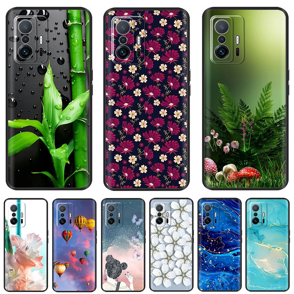 For Xiaomi 11T 11T Pro Case Cover Cute Silicone Soft TPU Phone Coque Fundas Cases For Xiaomi Mi 11T Pro 11 T Coque Shell Bumper