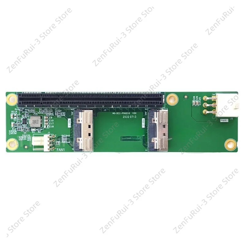 Discrete Graphics Card, External, Expansion, Epitaxial MCIO To PCIE Baseplate PCIE5.0 Rate
