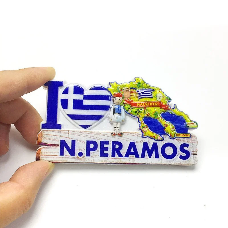 

GreeceN.PERAMOSCreative Travel Souvenirs High-Value Decorative Items Unique Gifts Refrigerator Magnets
