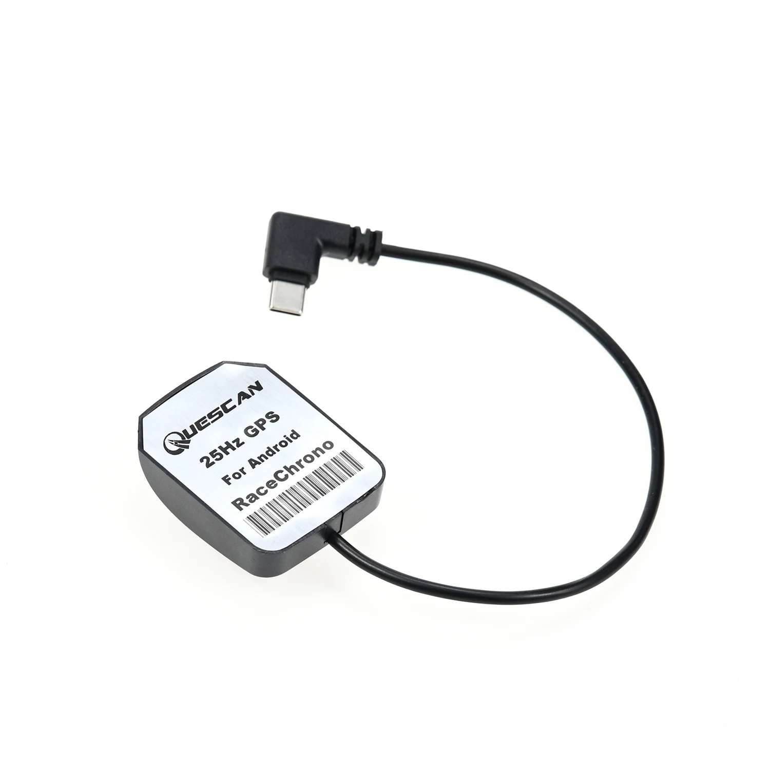 QUESCAN 25Hz USB Type-C GPS GNSS Antenna Receiver for Android RaceChrono GPS Karting Motor Racing USB GPS Galileo BeiDou GLONASS