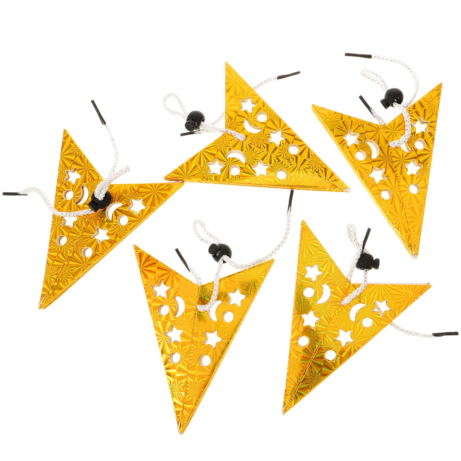 

5PCS Pentagram Lampshade Light Hanging Decor for Christmas Party Home Lighting Ornaments Desk Lamps
