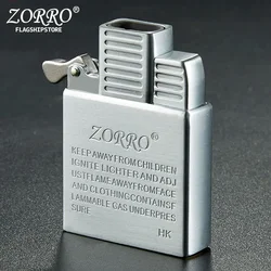 ZORRO Dual Fire Torch Insert Lighter Gas Jet Windproof Flint Lighter Inflatable Butane Original Replacement Tool Man's Gift