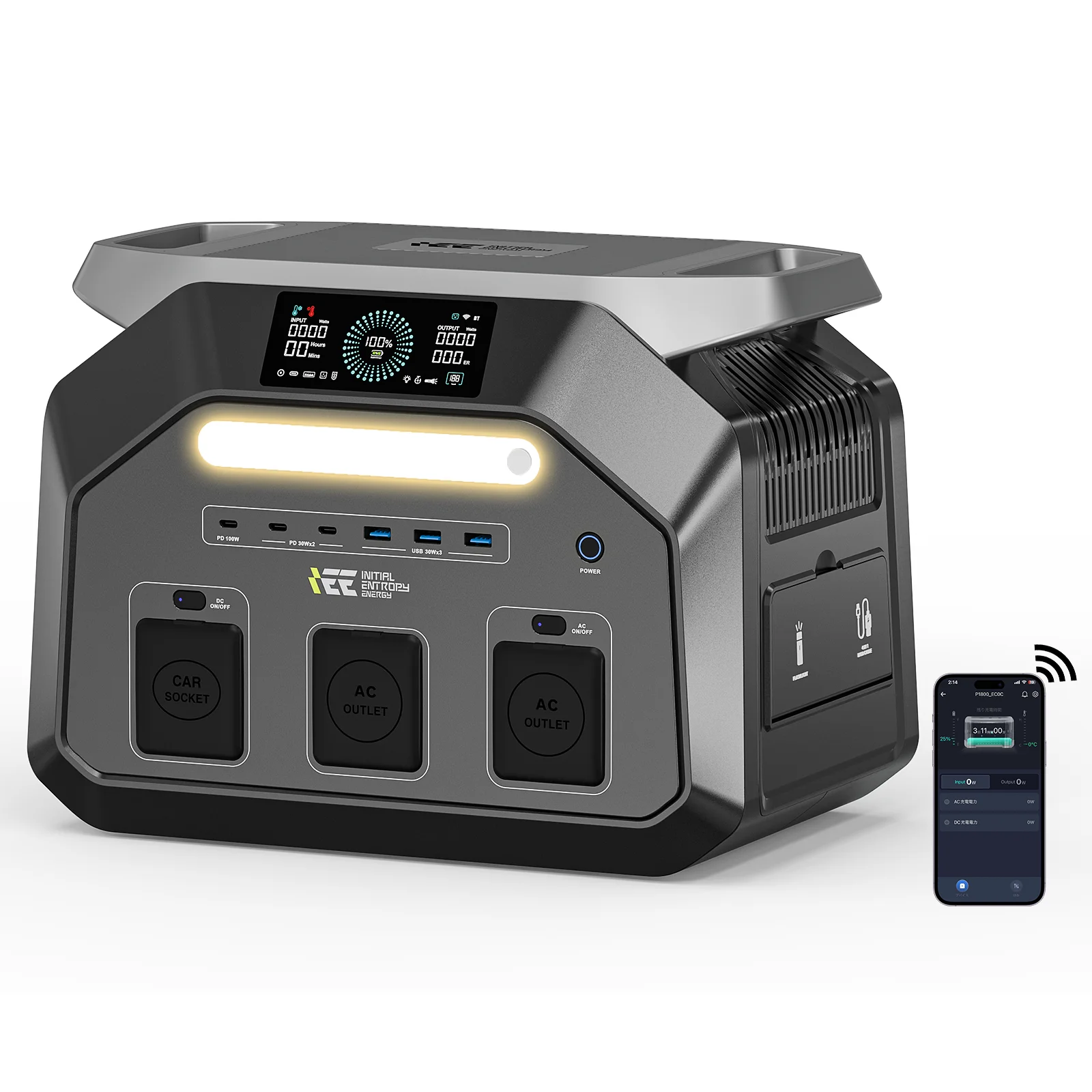 IEE Tragbare Powerstation 1024Wh Akku 3600W Spitzenleistung …