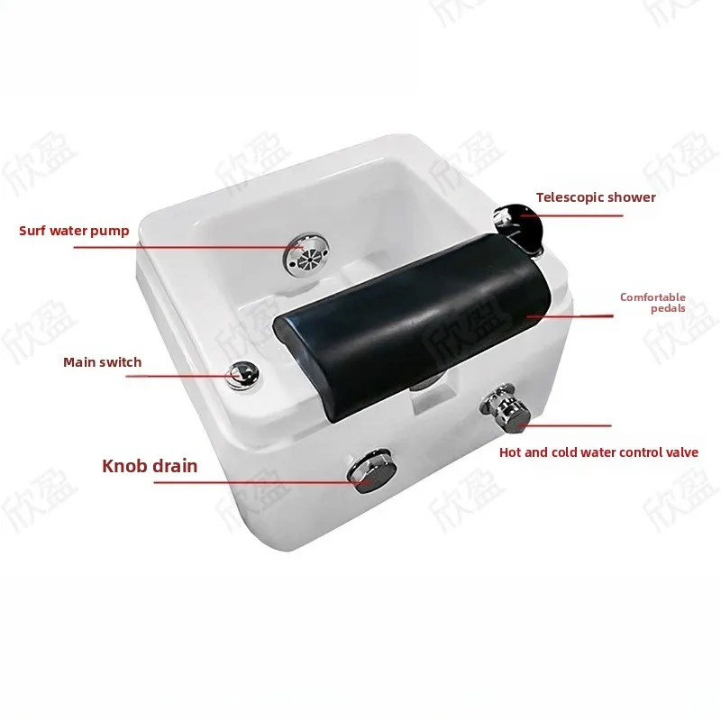 Foot bath, nail salon, repair pedal lift spa foot bucket, small apartment foot bath