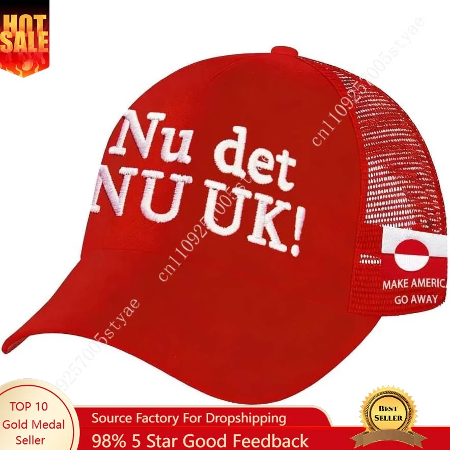 

Make America Go Away Mesh Hat Mans Woman Nu Det NU UK Mesh Snapback Cap Breathable Dad Hats Adjustable Outdoor Caps Trucker Hat