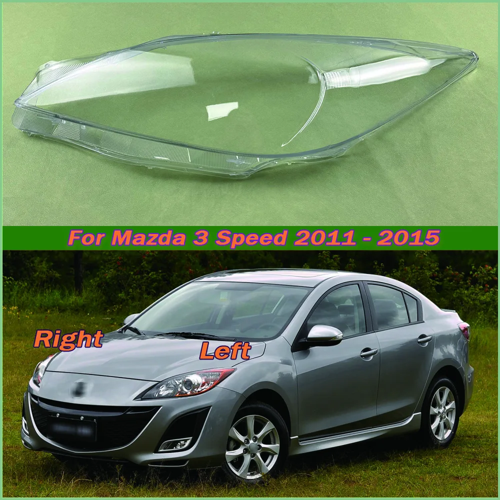 Dla Mazda 3 Speed 2011 2012 2013 2014 2015 Osłona reflektora Przezroczysta osłona reflektora Wymień oryginalny klosz z pleksi