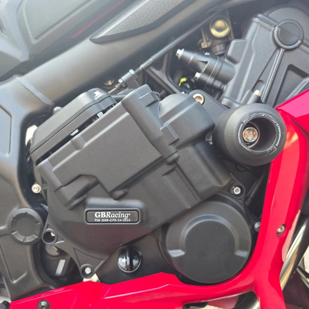 Per HONDA CBR650R/CB650R (2024-2025) SET coperchio motore secondario GBRacing compatibile – Protezione frizione elettronica, leva frizione senza problemi