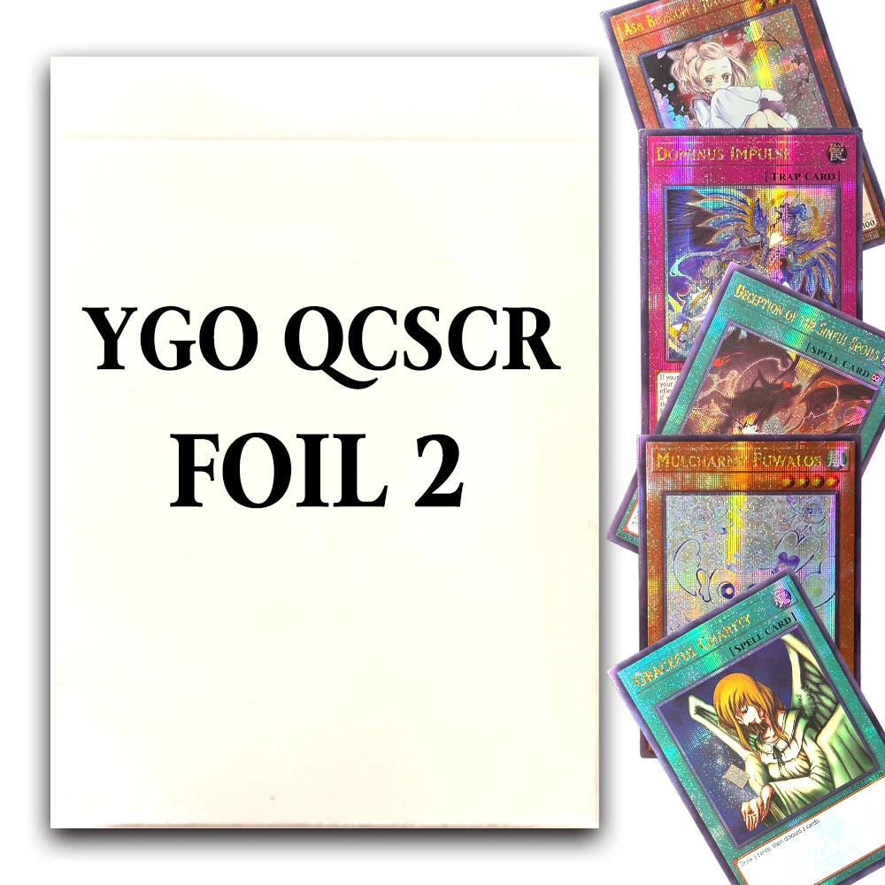 55PCS Yu-Gi-Oh! whole set Foil 2 rare Quarter Century Mulcharmy Fuwalos Dominus Impulse Collectible Game Cards Proxy DIY Cards