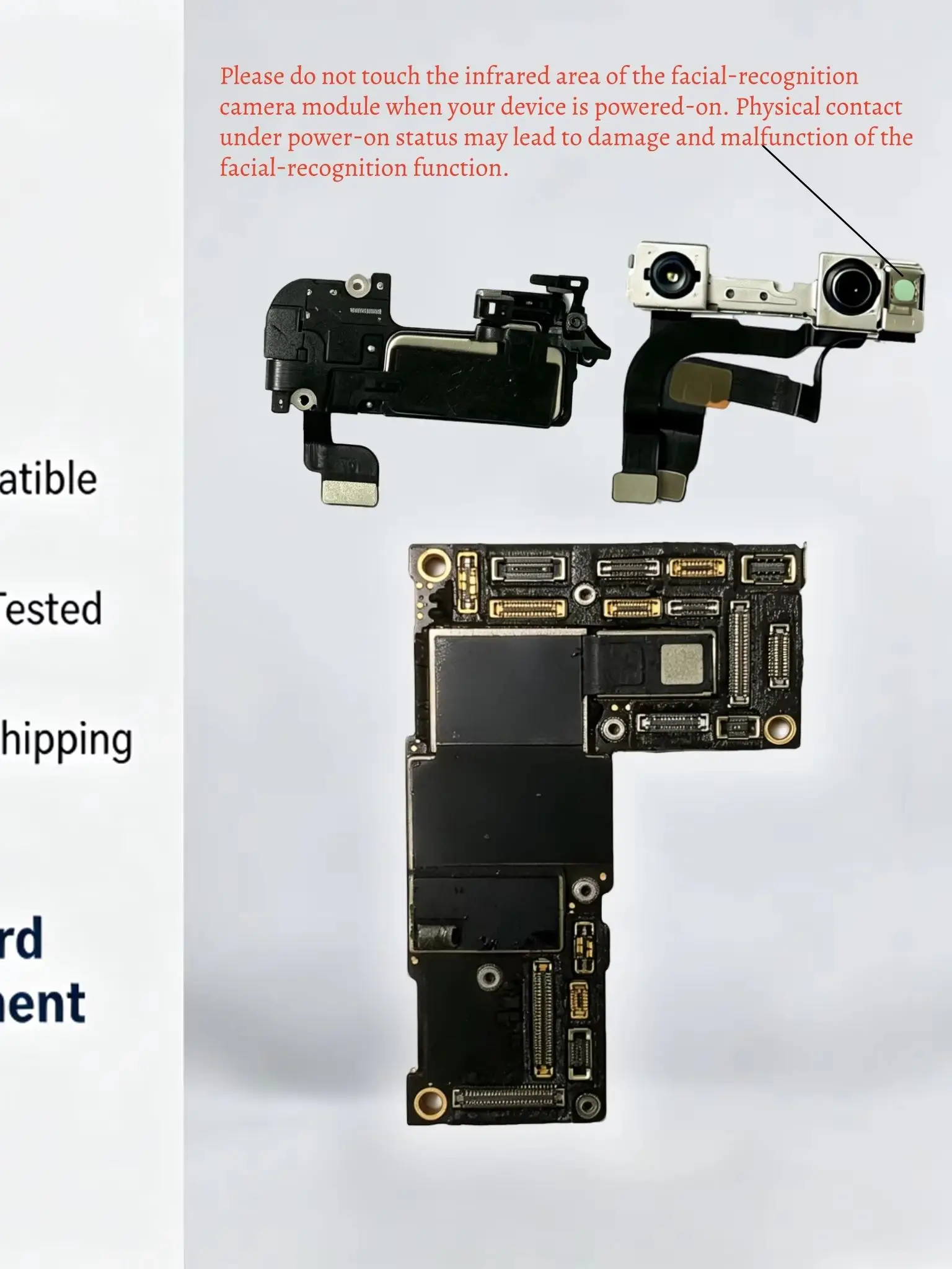 Fully Tested Unlocked Logic Board For iPhone 12 Pro Max Motherboard With/No Face ID For 12 Mini / 12 Pro Clean ICloud Mainboard