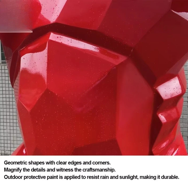 Hot Sale Animal Metal Decorative Resin Statue Fiberglass Gorilla Sculpture for Outdoor Decoration