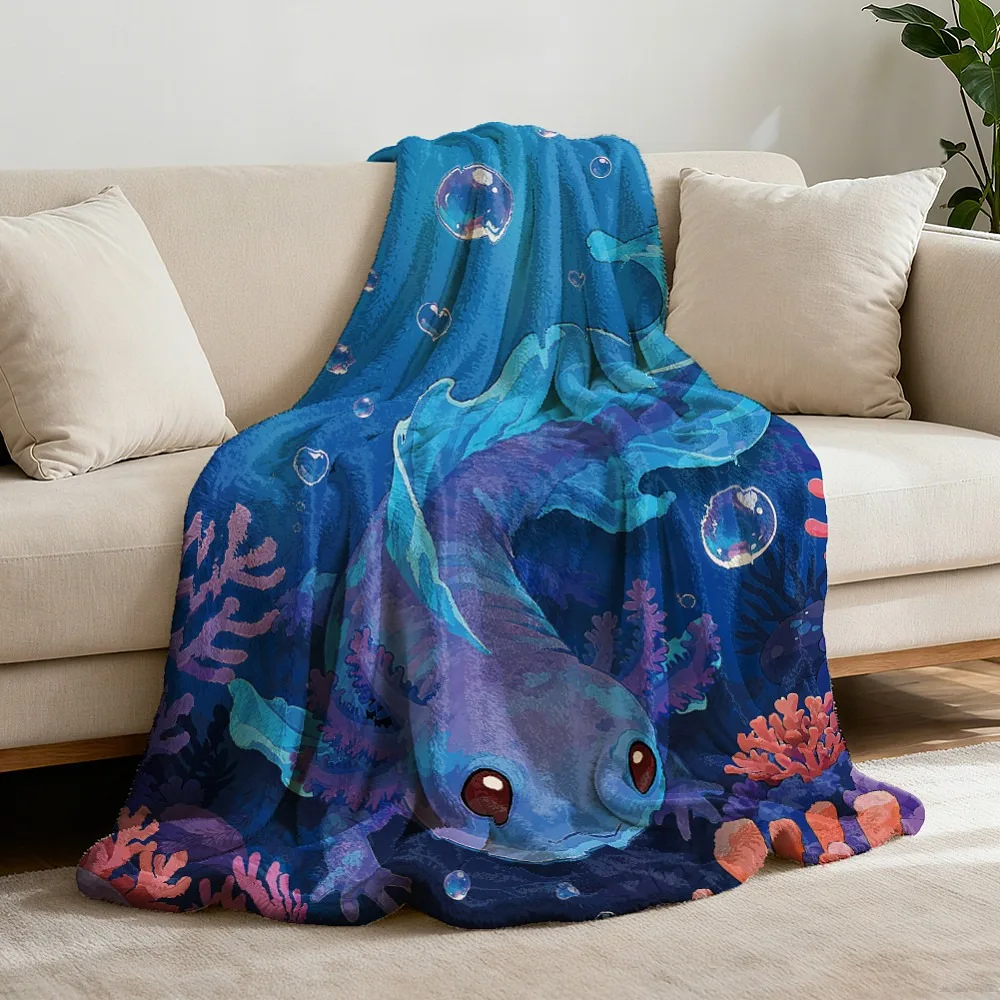 

Rectangle Velet Blanket for Household Items Decoration Supplies Animal 150x130cm