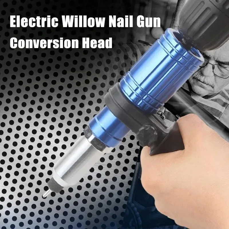 Electric Rivet Nut Gun Riveting Tool 2.4-4.8mm Cordless Riveting Drill Adaptor Insert Nut tool Multifunction Nail Gun Auto Rivet