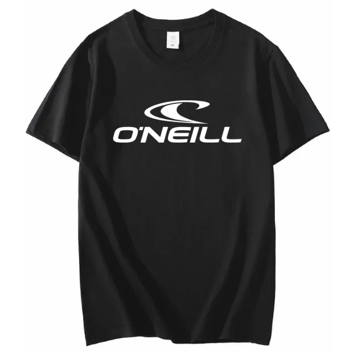 2024 new wave summer curly oneill men's 100% cotton t-shirt popular amazing quality fashion tops S-3XL