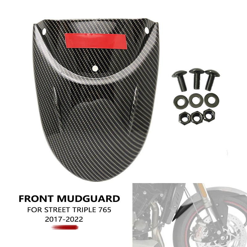 

Углеродный удлинитель переднего крыла, брызговик для Street Triple 765 R/S/RS 765R 765S 765RS StreetTriple 2017-2021
