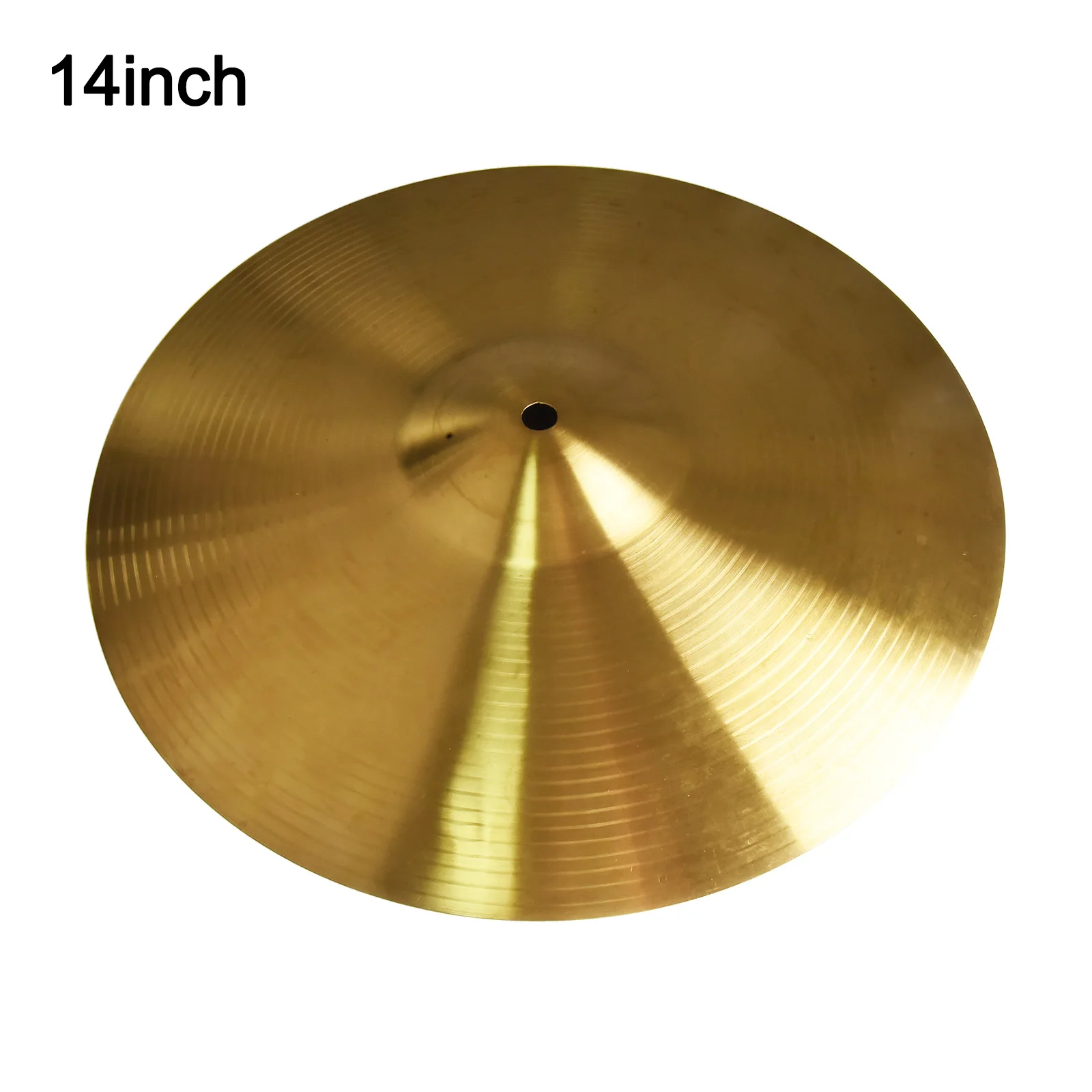 For Jazz DrumCymbals For Drummers Brass Cymbals Set 6 8 10 12 14 16 Inch Percussion Splash Crash Hi-Hat Golden Color Melodious