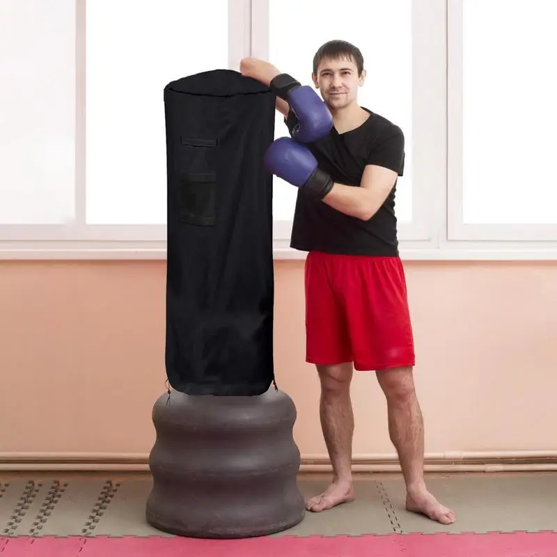 Punching Bag Cover Outdoor Sports Boxing Bag Cover Waterproof Freestanding Punching Bag Cover Protective Cover For Kickboxing